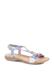 Синий - Сандалии Pavers Flat Strappy - Image 3 of 5
