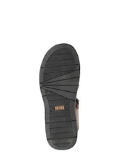 Pavers Brown Adjustable Touch Fastening Sandals - Image 4 of 5