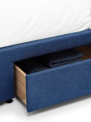 Julian Bowen Blue Fullerton 4 Drawer Bed - Image 5 of 8