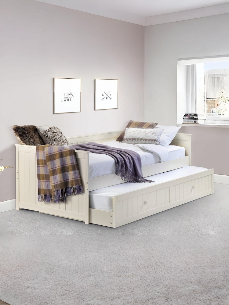 Julian Bowen White Jessica Day Bed And Underbed - Image 1 of 3