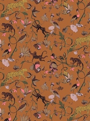 furn. Orange Exotic Wildlings Tropical Wallpaper - Image 3 of 3