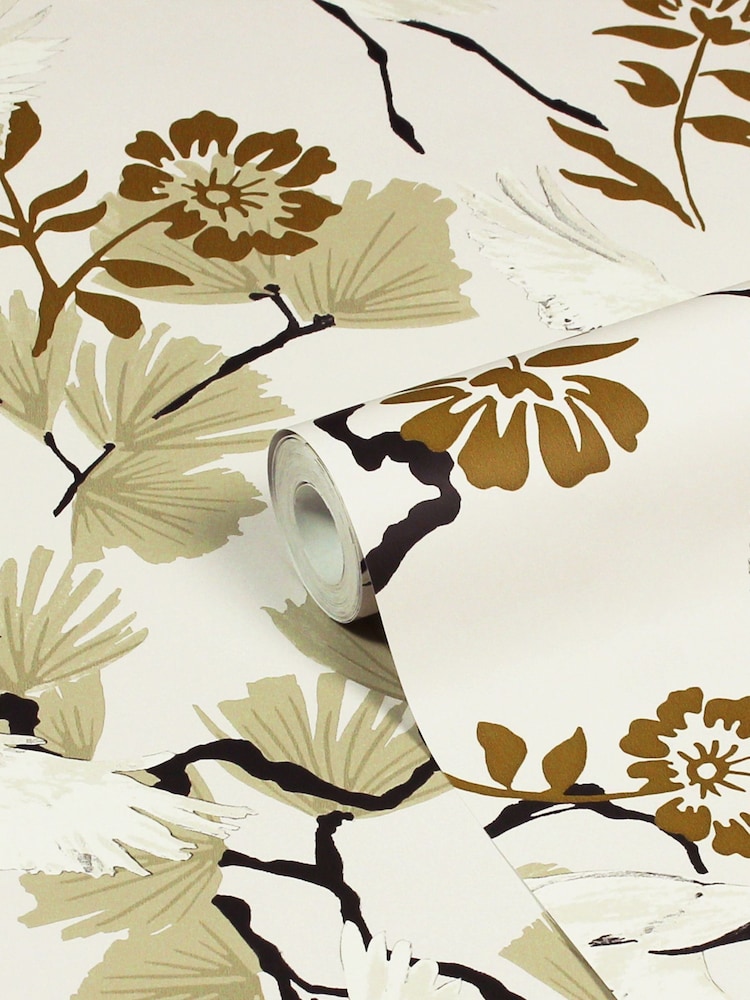 furn. Natural Demoiselle Botanical Wallpaper - Image 2 of 3