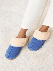 Purple Next Suede Mule Slippers - Image 1 of 5