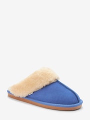 Purple Next Suede Mule Slippers - Image 3 of 5