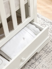 Mamas & Papas White Oxford Cot Bed - Image 3 of 8