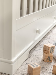 Mamas & Papas White Oxford Cot Bed - Image 7 of 8