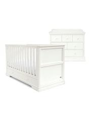 Mamas & Papas White Oxford 2 Piece Nursery Furniture Set - Image 2 of 4