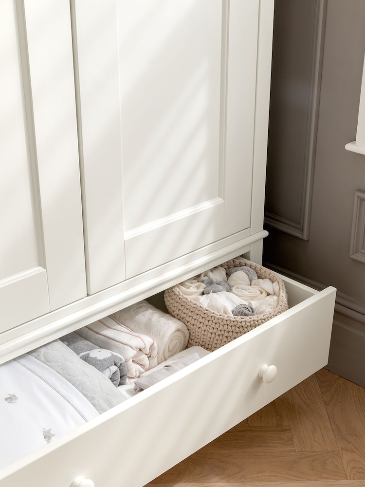 Mamas & Papas White Kids Oxford Wardrobe - Image 2 of 5