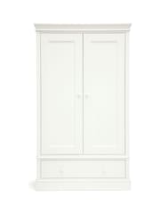 Mamas & Papas White Kids Oxford Wardrobe - Image 4 of 5