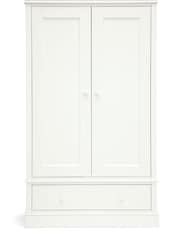 Mamas & Papas White Kids Oxford Wardrobe - Image 5 of 5