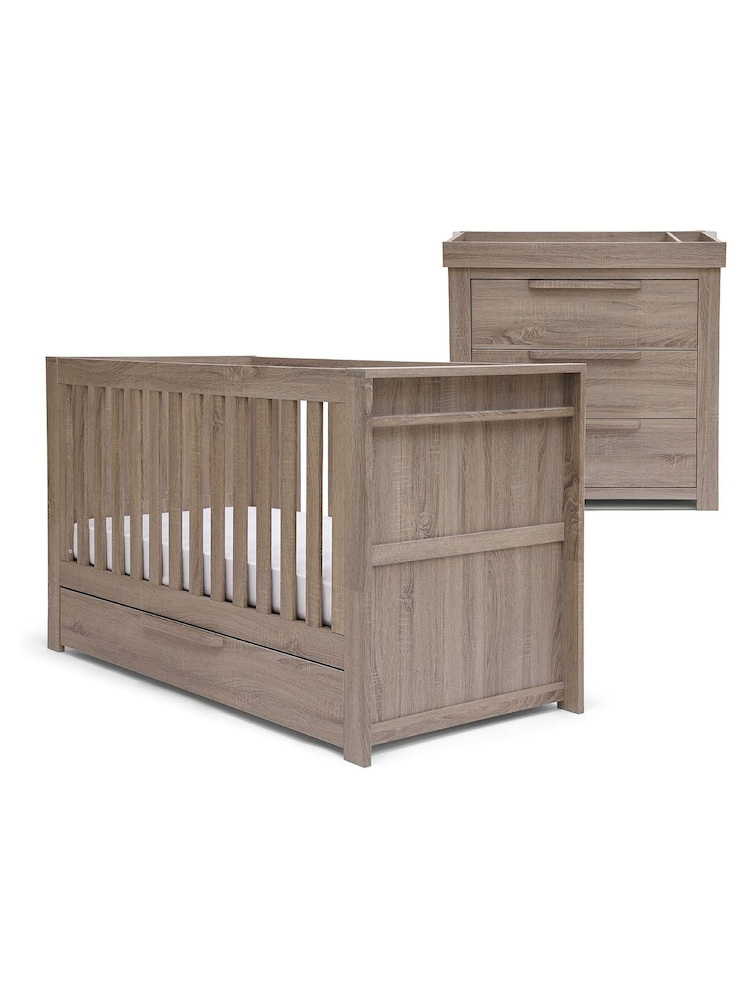 Mamas & Papas Grey Wash Franklin 2 Piece Nursery Furniture Set - Image 3 of 3