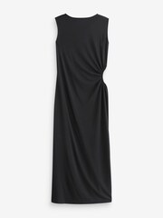 Black Rochelle Cut-Out Midi Dress - Image 6 of 7