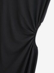 Black Rochelle Cut-Out Midi Dress - Image 7 of 7