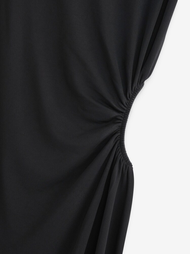 Black Rochelle Cut-Out Midi Dress - Image 7 of 7