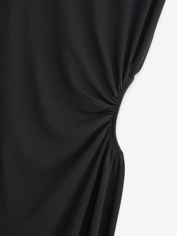 Schwarz - Rochelle Midikleid mit Zierausschnitten - Bild 7 von 7 Schwarz - Rochelle Midikleid mit Zierausschnitten - Bild 7 von 7