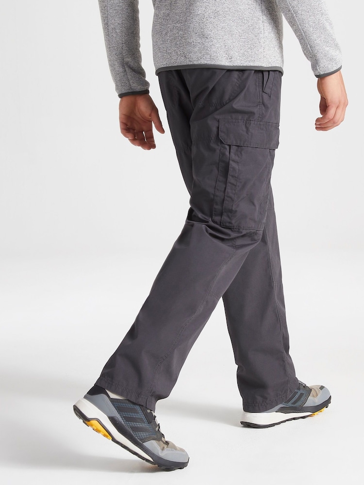 Craghoppers Grey Kiwi Classic Trousers - Image 2 of 6 Craghoppers Grey Kiwi Classic Trousers - Image 2 of 6