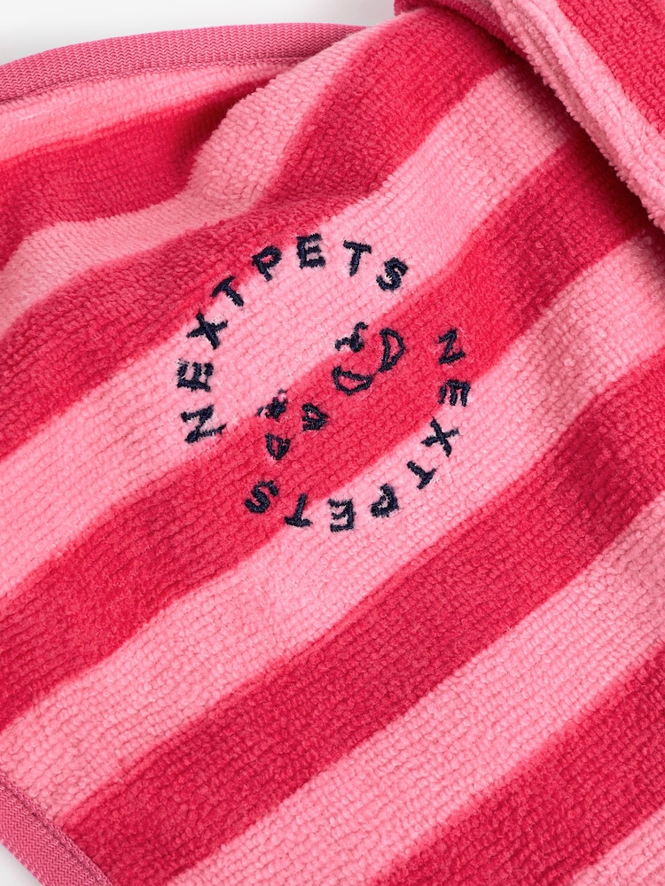 Pink Dog Drying Towel Robe - Image 7 of 7