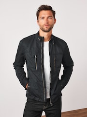 Black Shower Resistant Utility Shacket - Image 1 of 8