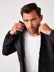 Black Shower Resistant Utility Shacket - Image 4 of 8