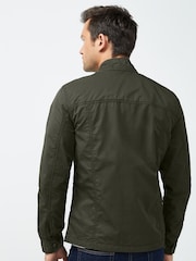 Khaki Green Shower Resistant Utility Shacket - Image 2 of 8