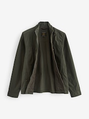 Khaki Green Shower Resistant Utility Shacket - Image 6 of 8