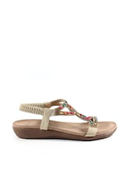 Creme - Lunar Mariella Sandalen - Bild 2 von 6