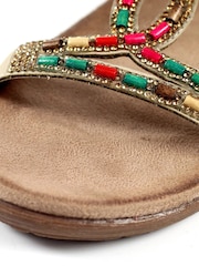 Creme - Lunar Mariella Sandalen - Bild 6 von 6
