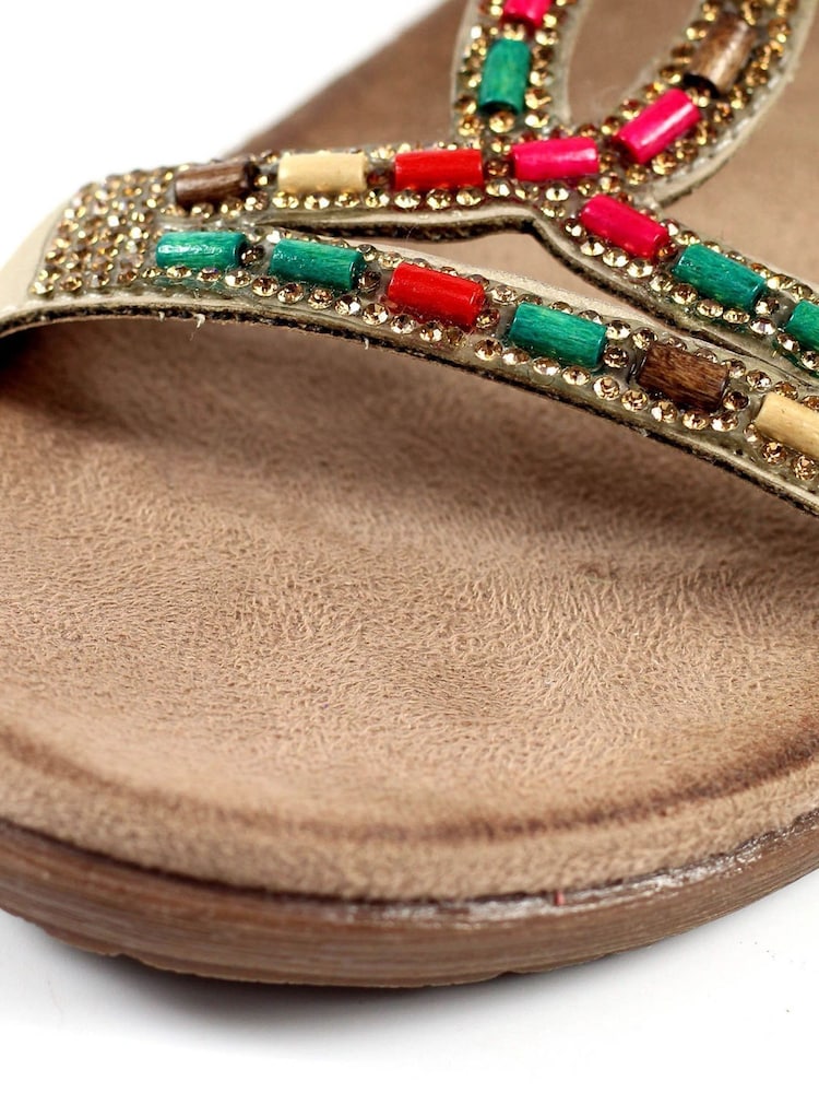 Creme - Lunar Mariella Sandalen - Bild 6 von 6