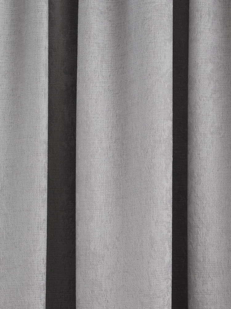 Fusion Galaxy soba temne woven par svinčnika pleat zavese - Slika 3 iz 3