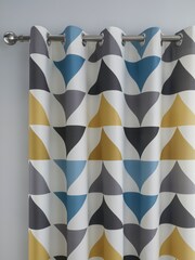 Fusion Blue Brodrick Eyelet Curtains - Image 1 of 3
