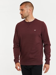 Threadbare Red Crew Neck Sweatshirt - Image 1 of 4