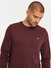 Threadbare Red Crew Neck Sweatshirt - Image 4 of 4