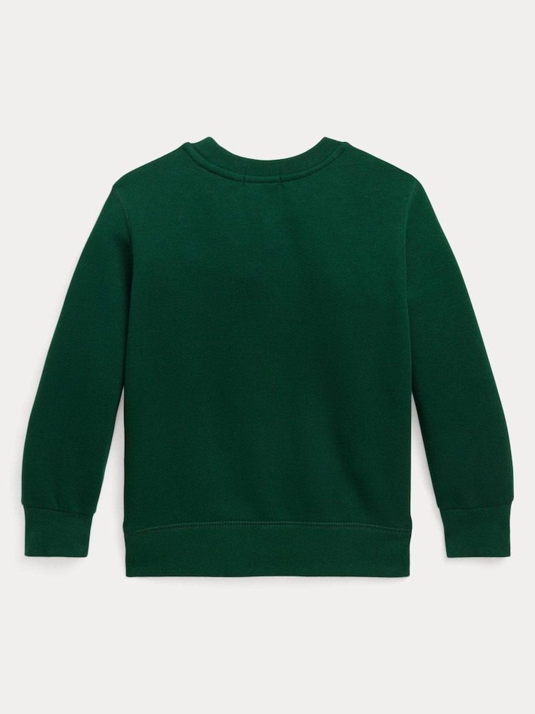 Polo Ralph Lauren Boys Green Polo Logo Sweatshirt - Image 2 of 2