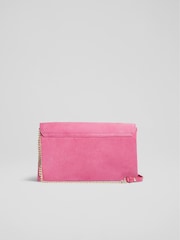 LK Bennett Pink Dora Leather Clutch Bag - Image 2 of 2