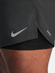 Nike Black Dri-FIT Stride 7 Inch 2-In-1 Running Shorts - Image 12 of 13