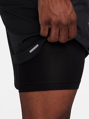 Nike Black Dri-FIT Stride 7 Inch 2-In-1 Running Shorts - Image 8 of 13