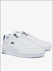 Lacoste Junior White T-Clip Trainers - Image 2 of 6