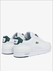 Lacoste Junior White T-Clip Trainers - Image 3 of 6
