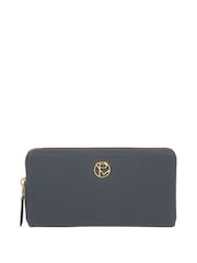 Pure Luxuries London Nimes Leather Zip-Round Purse - Image 1 of 5