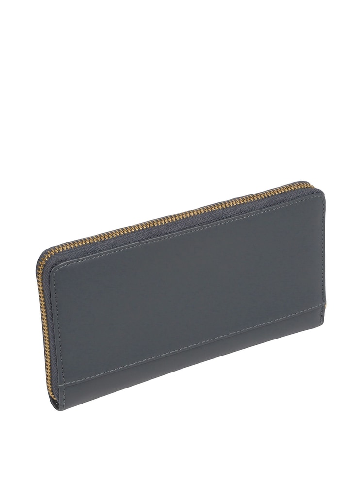 Pure Luxuries London Nimes Leather Zip-Round Purse - Image 2 of 5