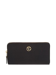 Pure Luxuries London Nimes Leather Zip-Round Purse - Image 1 of 5