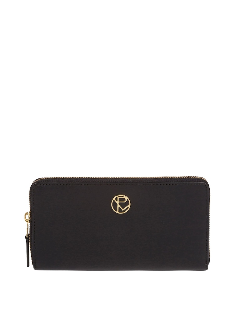 Pure Luxuries London Nimes Leather Zip-Round Purse - Image 1 of 5