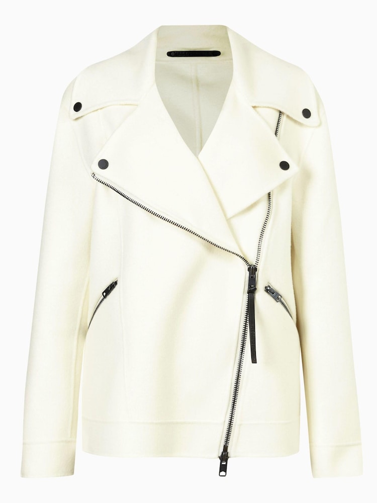 AllSaints White Gia Jacket - Image 7 of 7