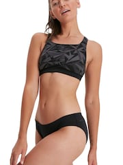 Speedo Hyperboom Zweiteiliger Bikini, Schwarz - Bild 3 von 7