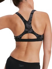Speedo Hyperboom Zweiteiliger Bikini, Schwarz - Bild 4 von 7