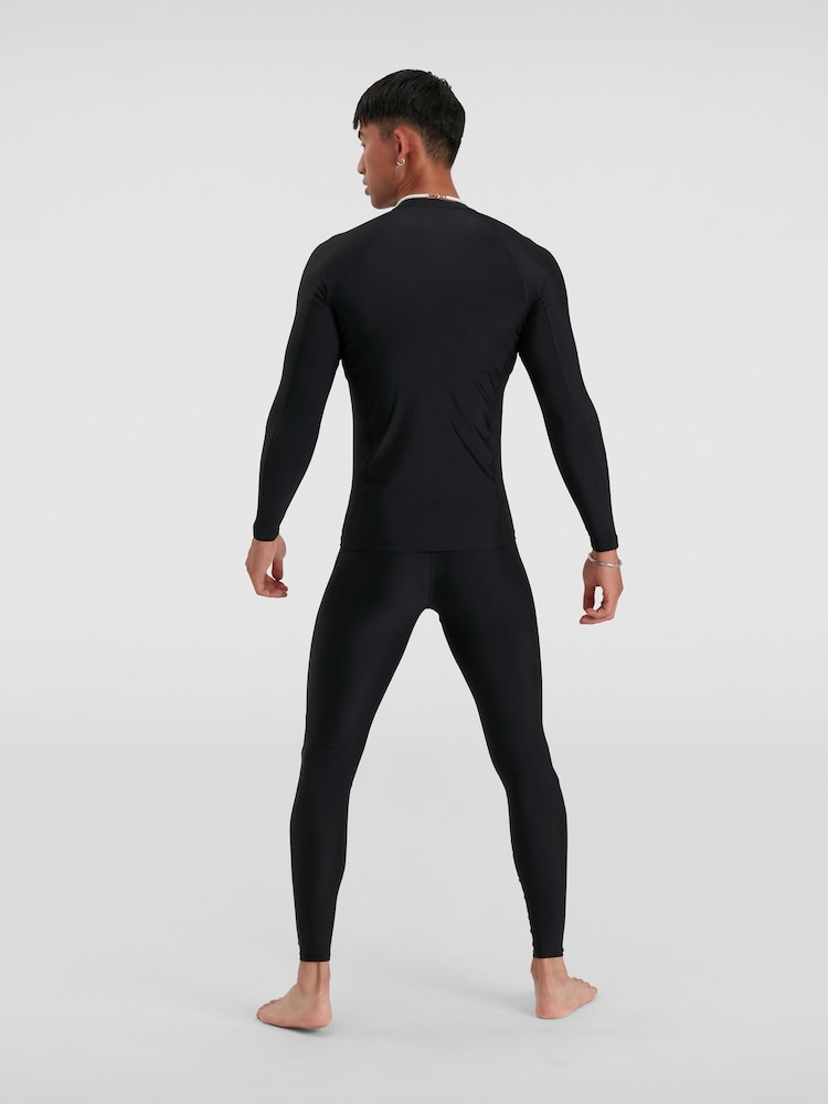Speedo Black Long Sleeve Rash Top - Image 4 of 7