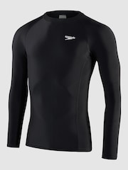 Speedo Black Long Sleeve Rash Top - Image 5 of 7