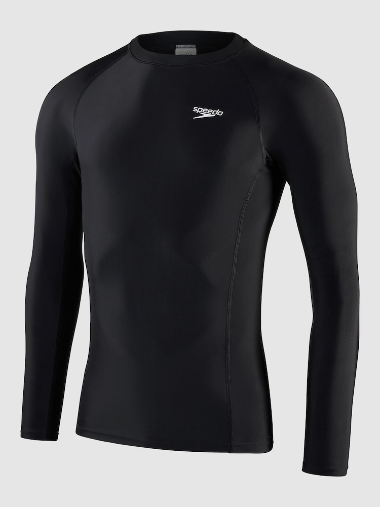 Speedo Black Long Sleeve Rash Top - Image 5 of 7
