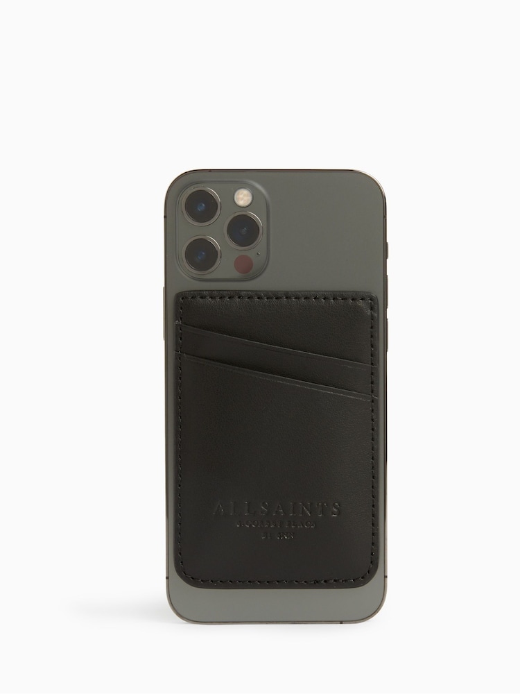 AllSaints Black Callie Cardholder - Image 1 of 5 AllSaints Black Callie Cardholder - Image 1 of 5