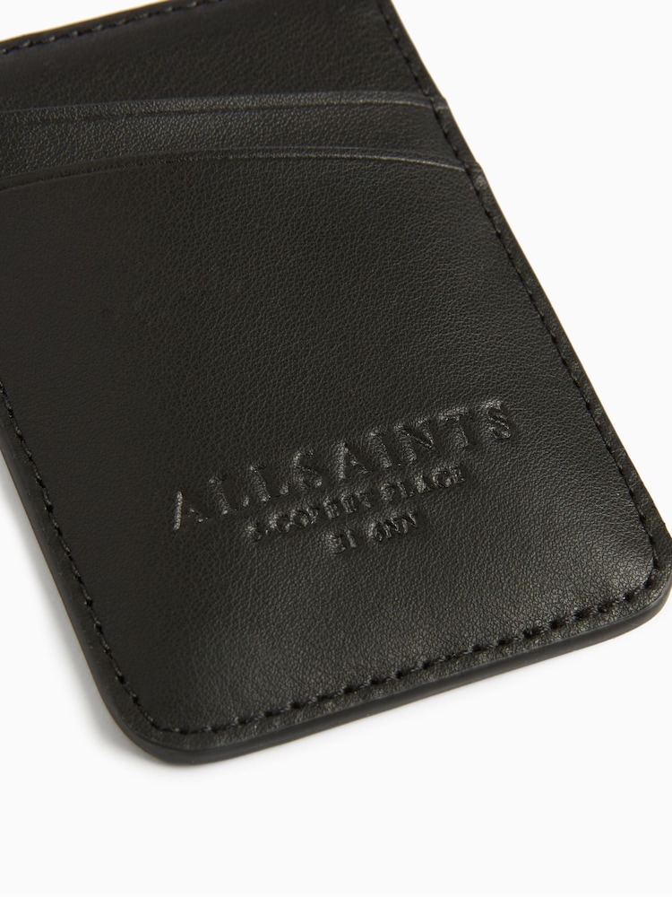 AllSaints Black Callie Cardholder - Image 2 of 5 AllSaints Black Callie Cardholder - Image 2 of 5